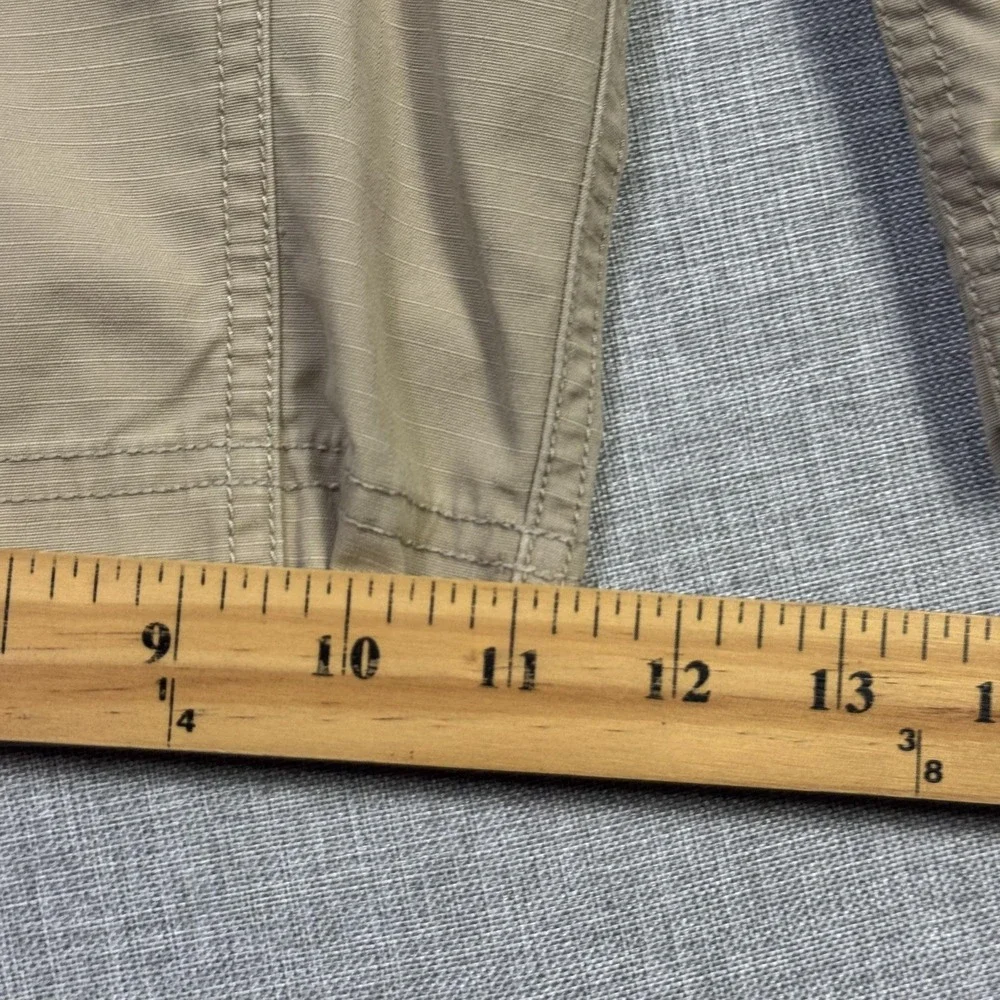 The North Face Ripstop Cargo Easy Shorts Mens 34 Beige Cotton Polyester